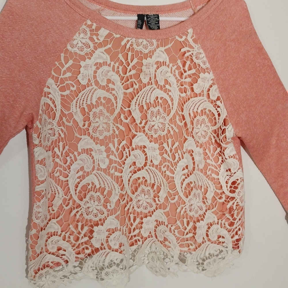 ULTRA FLIRT, ORANGE SWEATERS WITH EMBROIDERY, SIZE M